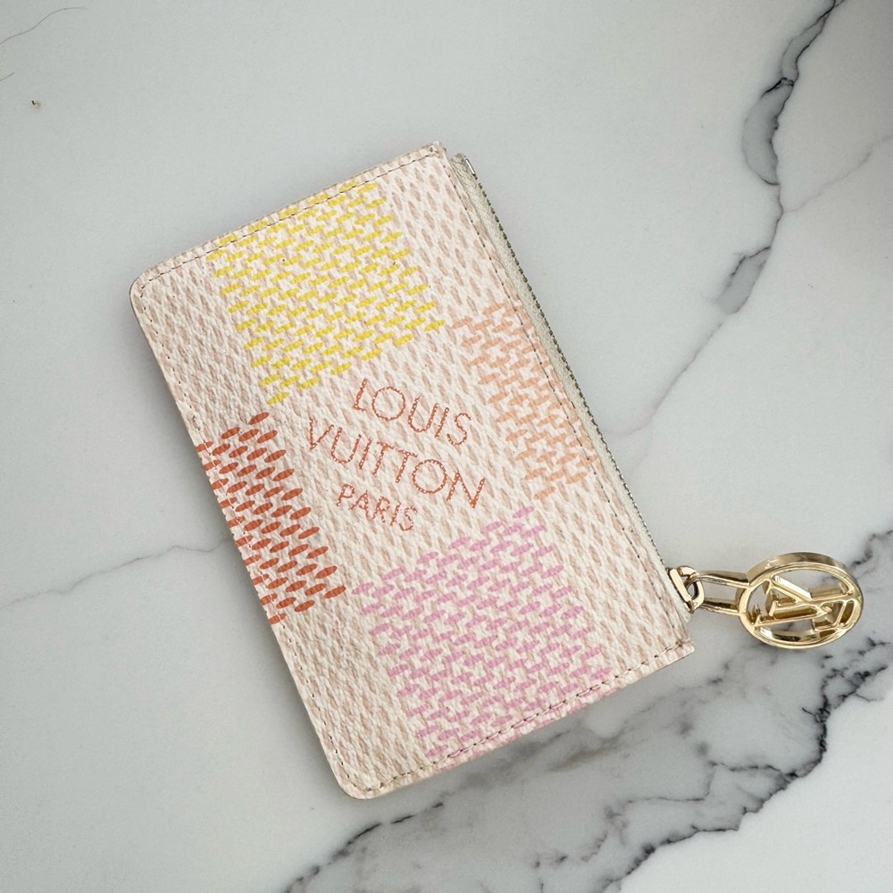 Louis Vuitton Pink and Multicolor Card Holder - Picture 2 of 3